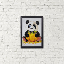 Panda su moliūgu 20 x 30 cm WD318