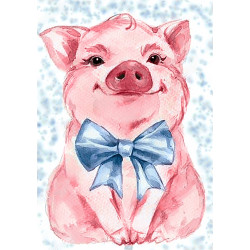 Cute Piggy  20*30 cm WD2289
