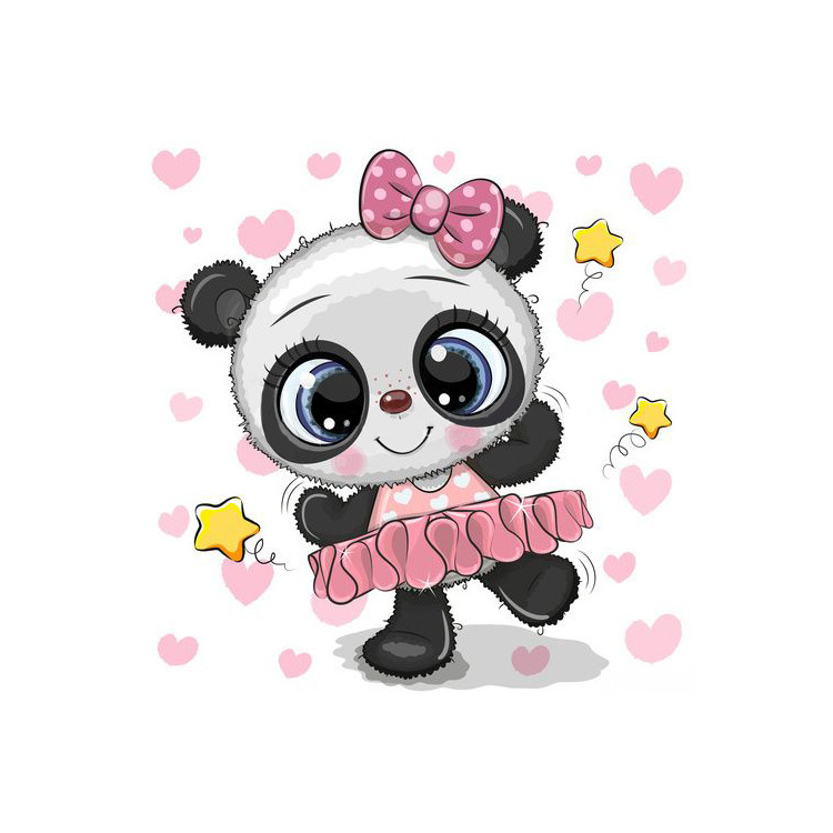 Panda Balerina 20*20 cm WD2479