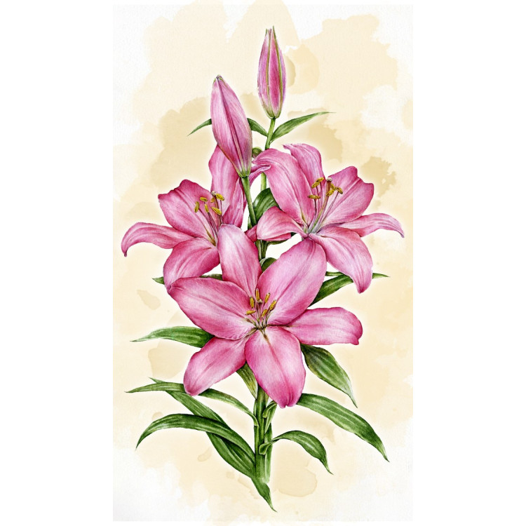 (Discontinued C) Lilies 40*70 cm WD2582