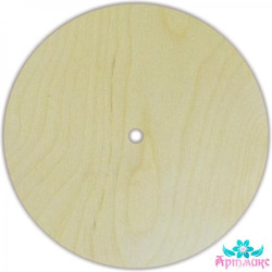Plywood watch blank No. 13, size: d 22 cm, thick. 4mm  AM777111F