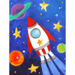 Space Ship 15*20 cm WD275