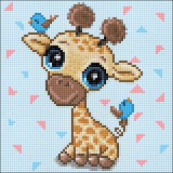 Baby Giraffe 20*20 cm WD2528