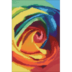 Rainbow Rose 20*30 cm WD023