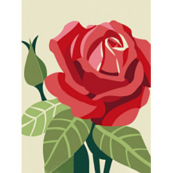 Роза 15*20 см WD305