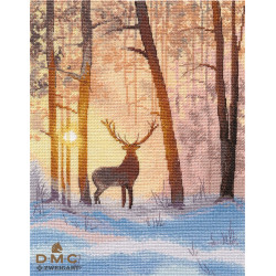 Oven Cross stitch kit In the winter forest S1399