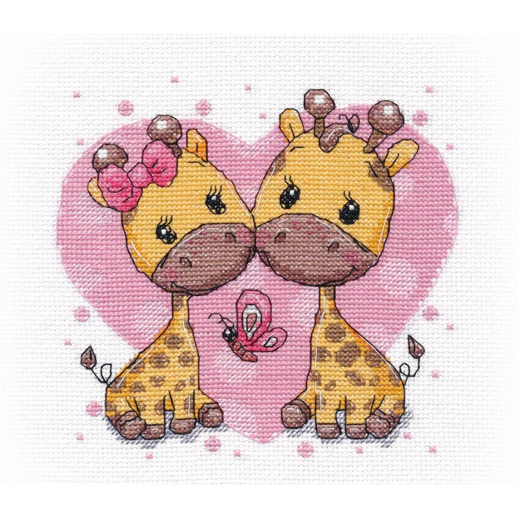 Verliebte Giraffen S1275