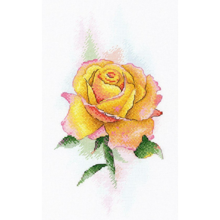 Желтая роза SA-049