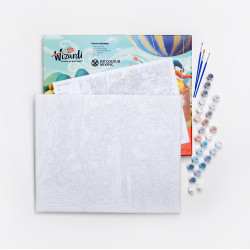 (SALE) Paint by numbers kit. T002  Aspire to inspire 40*50
