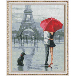 Набор для алмазной живописи Парижский романс 40х50 см AZ-1409