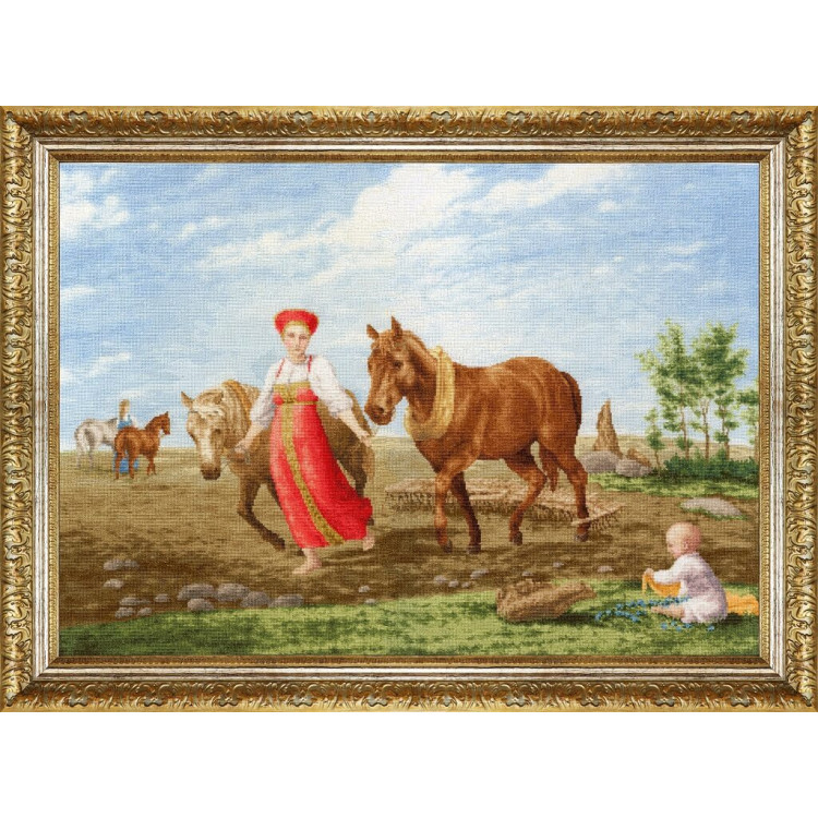 In the Ploughed Field. Spring. 1820 S/MK074