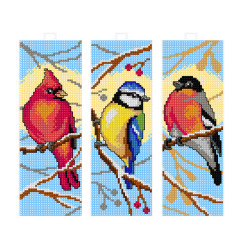 Набор для вышивки крестом Закладки птички SA7680