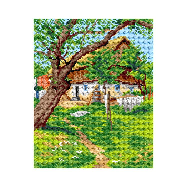 Tapestry canvas after Marie Egner - A Summer Day in the Countryside SA3381