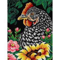 Tapestry canvas Hen 30x40 SA3382
