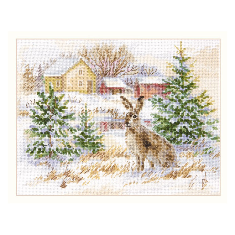 Winter Day. Brown Hare S1-31