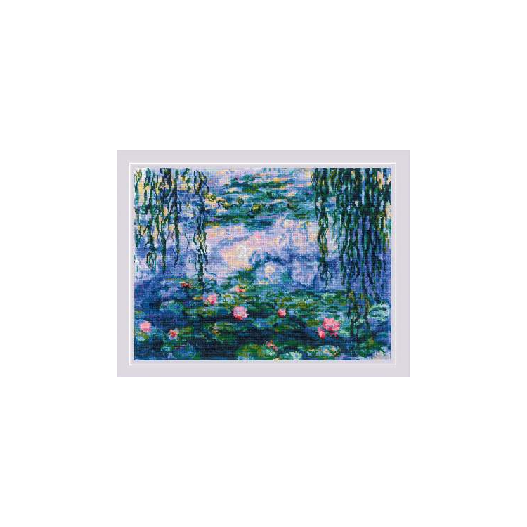 Seerosen – nach dem Gemälde von C. Monet SR2034