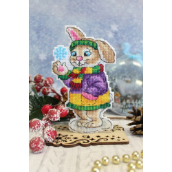 Bunny with a snowflake SR-860