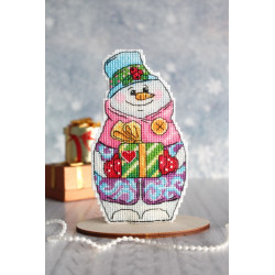 Snowman with gifts SR-844