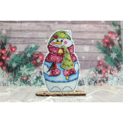 Snowman with Christmas tree SR-843