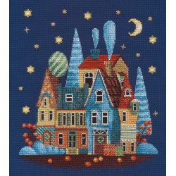 "Cross stitch kit" Frosty night S1483
