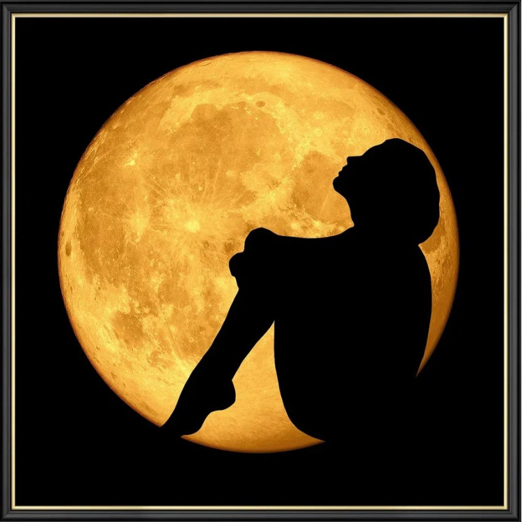 Moon silhouette 40*40 cm AM1969
