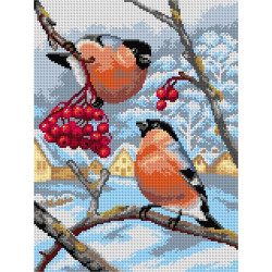 Tapestry canvas Bullfinches 30x40 SA3427