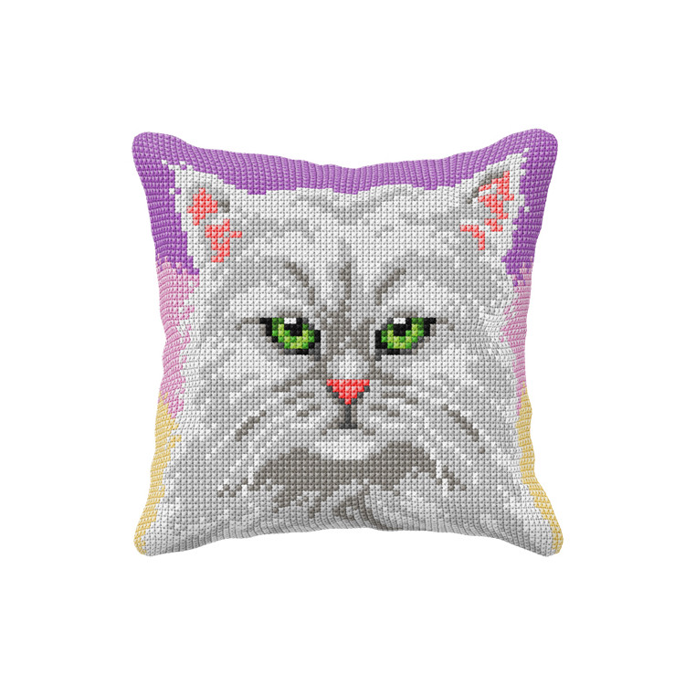 Cushion kit for embroidery Persian Cat 40x40 SA99068