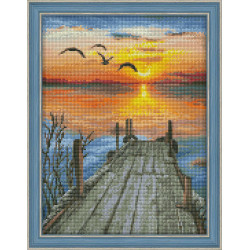 Buy Artibalta Diamond painting Sunset on the Lake AM1493