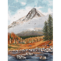 Набор для вышивки крестом "Осень в горах" S1514