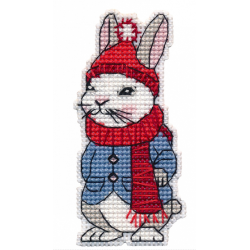 Siuvinėjimo kryželiu rinkinys „Rabbit.Magnet“ S1495