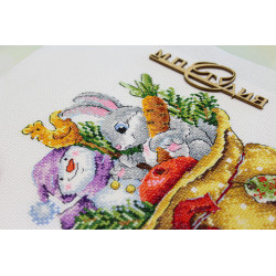 Cross-stitch kit "Bag with gifts" SM-673