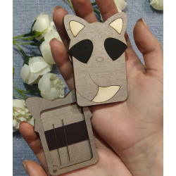 Needle case "Raccoon" KF056/8
