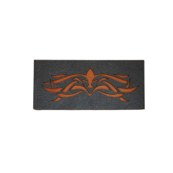 Medinė dėžutė karoliukams "Orange pattern" KF027/12-2