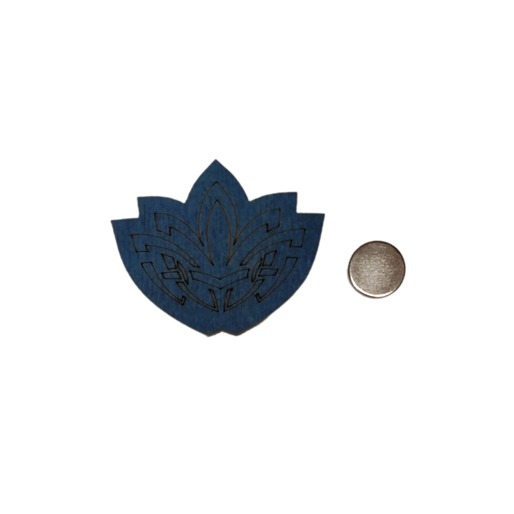 Magnetischer Nadelhalter „Blaues Muster“ KF059/11B