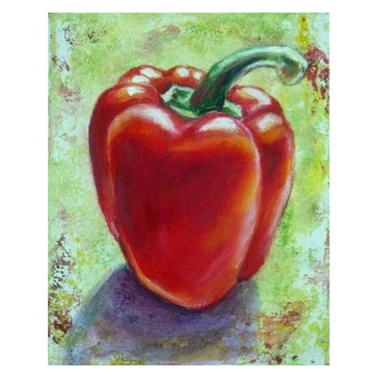 (Discontinued) Diamond painting kit Red Pepper 24х30 cm AZ-1382