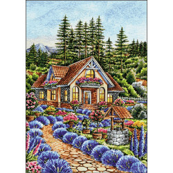(Discontinued C) Little house in the garden 70*100 cm WD2588
