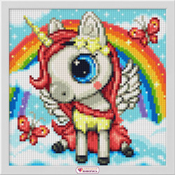 Unicorn and Rainbow 20*20 cm AM1943