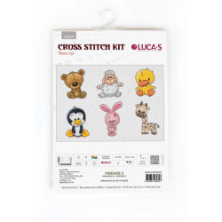 Cross stitch kit Friends 2 8x9 cm SJK039