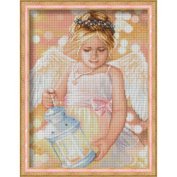 Ангел с фонариком 30x40 см AZ-1780
