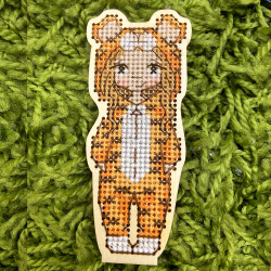 Embroidery Kit  Baby tiger KF022/124