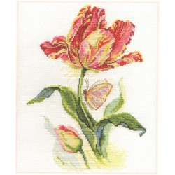 Тюльпан и бабочка S2-14
