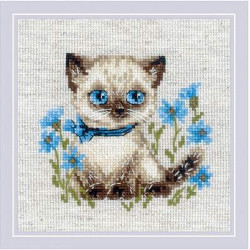 Cross stitch kit Siamese Kitten SR2118