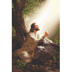 Siuvinėjimo kryželiu rinkinys Jėzus Kristus 22x33 cm SG618