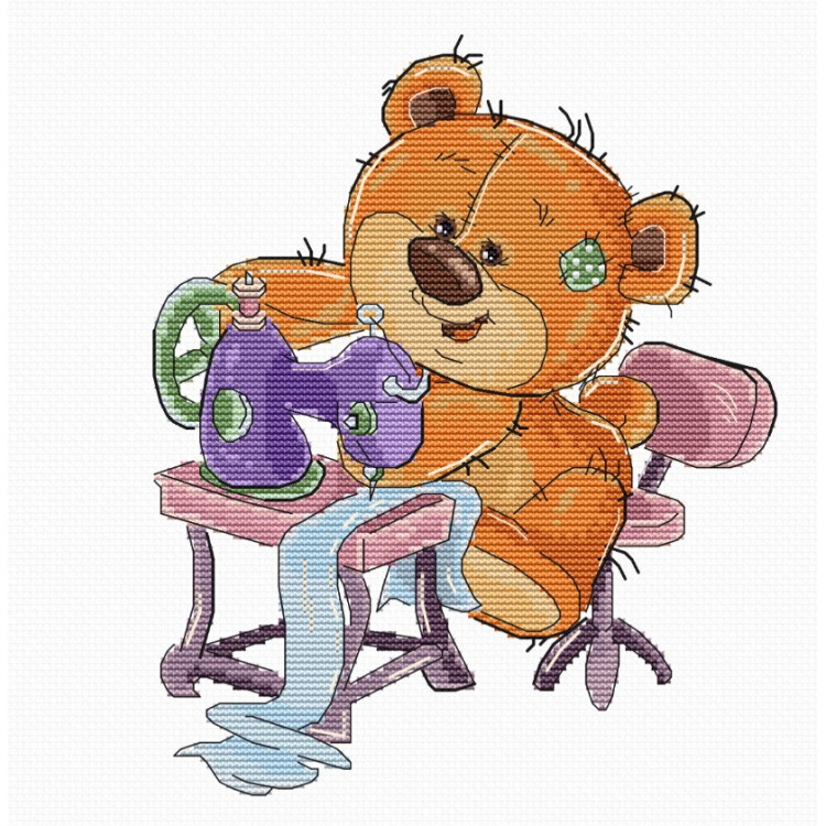(Eingestellt) Kreuzstichset Teddybär 1 SB1179