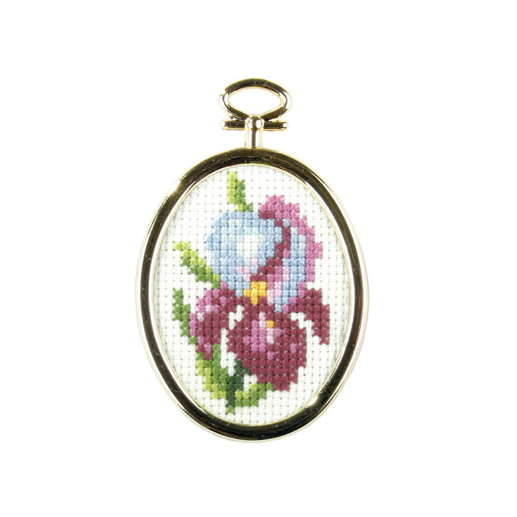 cross-stitch kit Orchidea