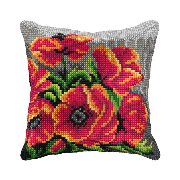 cross stitch pillow