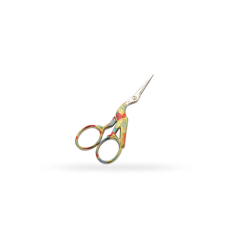 Premax products | stork embroidery scissors coloured handles F71250312UA