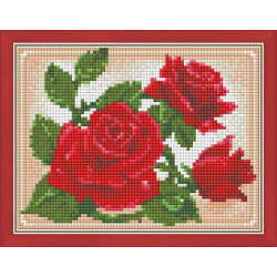 Diamond Painting kit "Young Rose" 20*15 cm AM1446