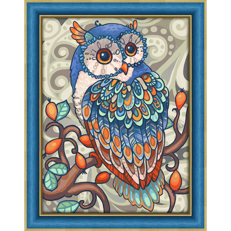 Diamond Painting Kit Owl 30х40 cm AZ-1607