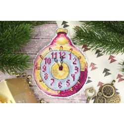 Christmas tree decoration. Clock SR-907